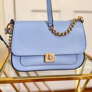 Kate Spade ♠️ Phoebe Flap Leather Crossbody North Star Blue